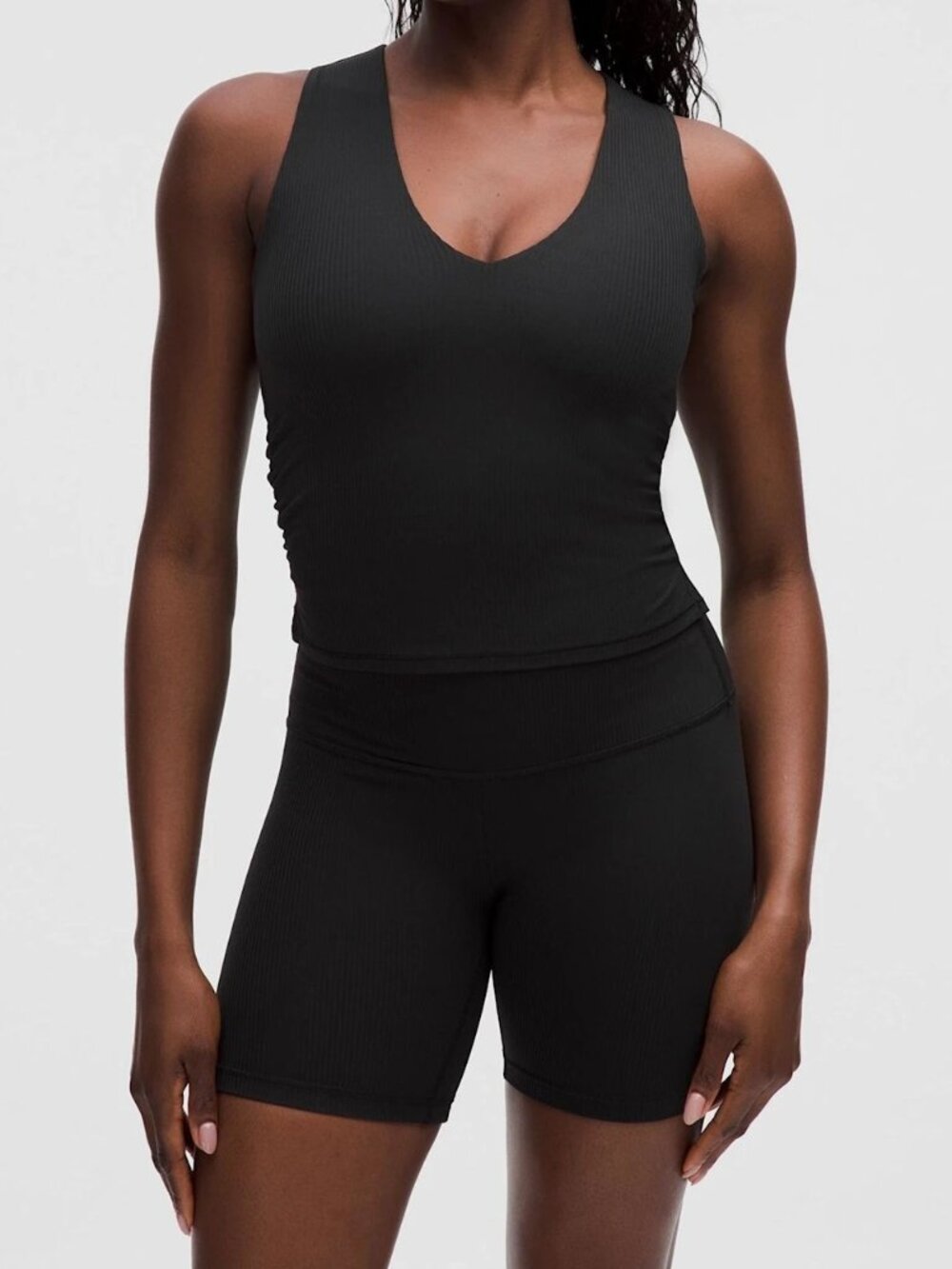 All It Takes V-Neck Tank Top Light Support, B–D Cup *Ribbed Nulu